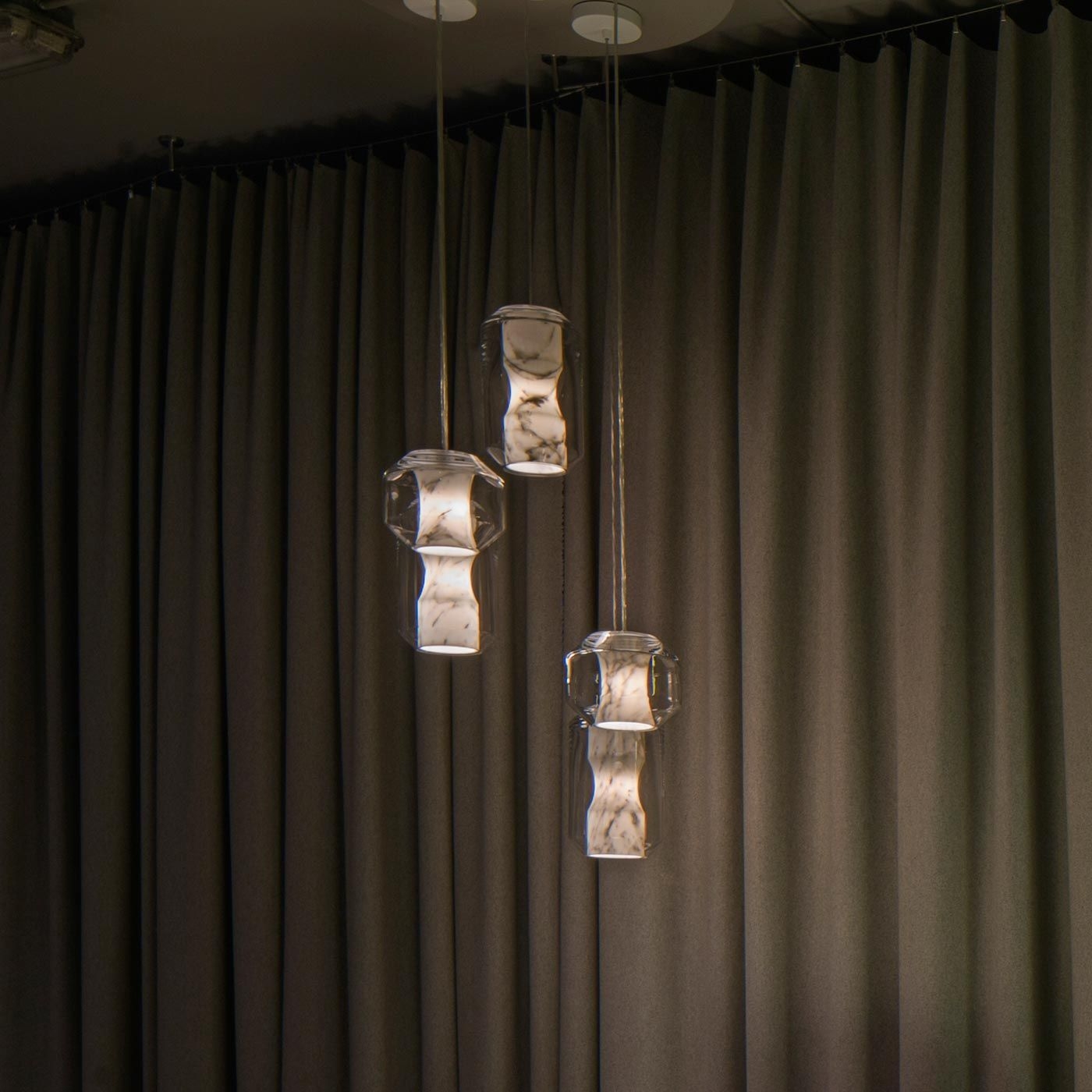 Glass Alabaster Pendant Lamp T1668