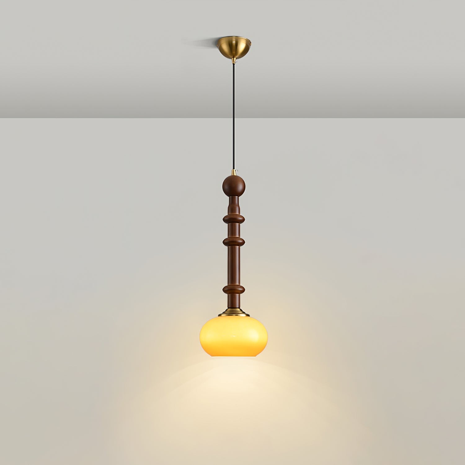 Retro Solid Wood Series Pendant Lamp M420