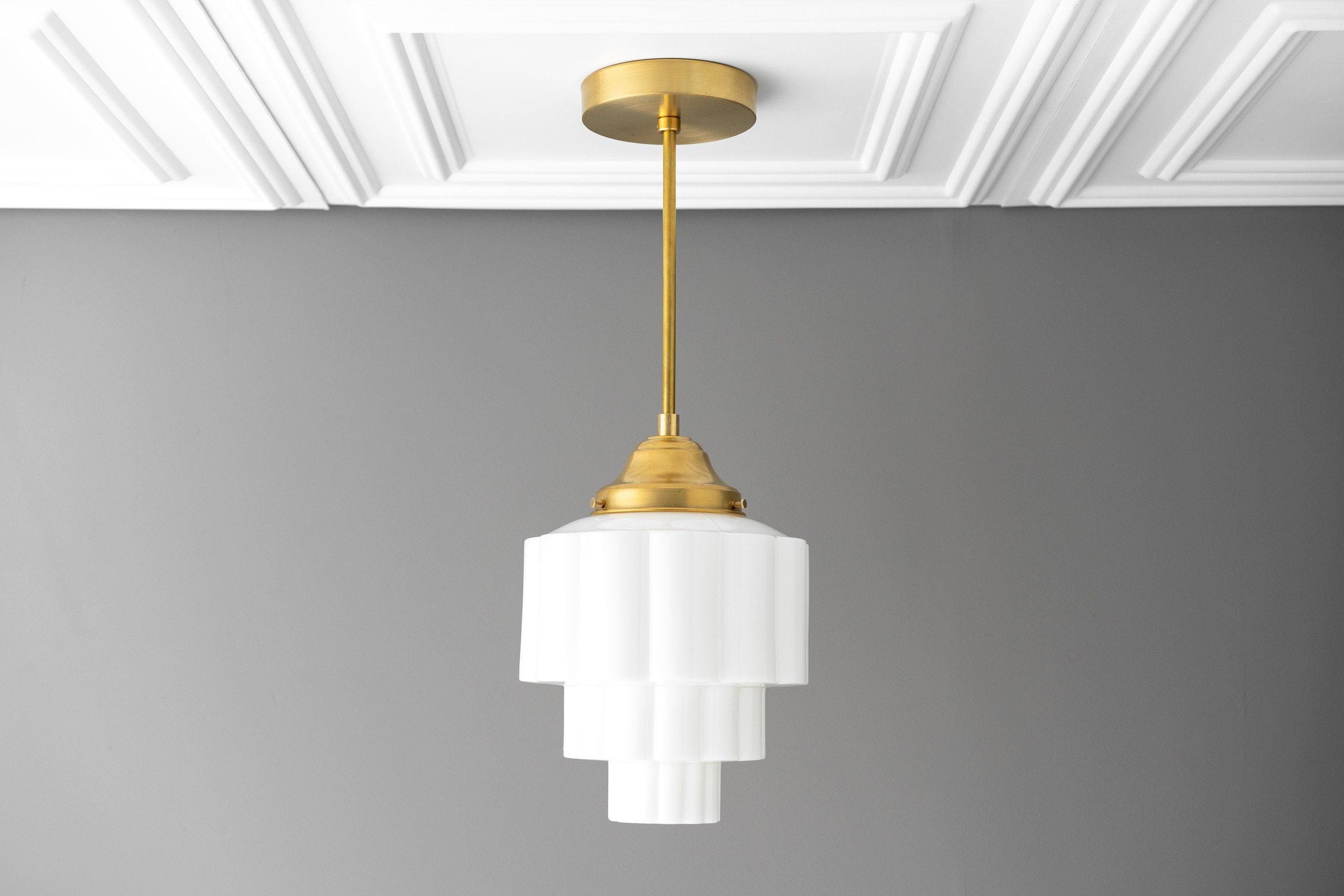Geotower Glass Pendant Light - Elegant Home Lighting T344