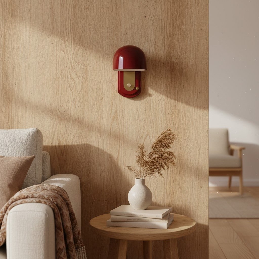 Livessa Sculptural Glass Wall Lamp – Modern Accent Light for Bedrooms T540