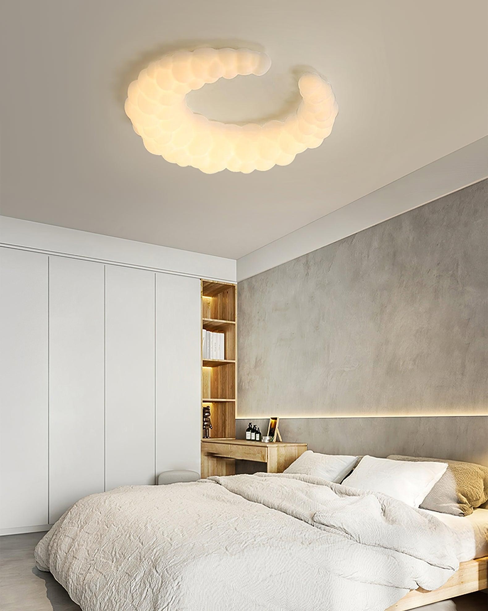 Cream Style Moon Ceiling Lamp M478
