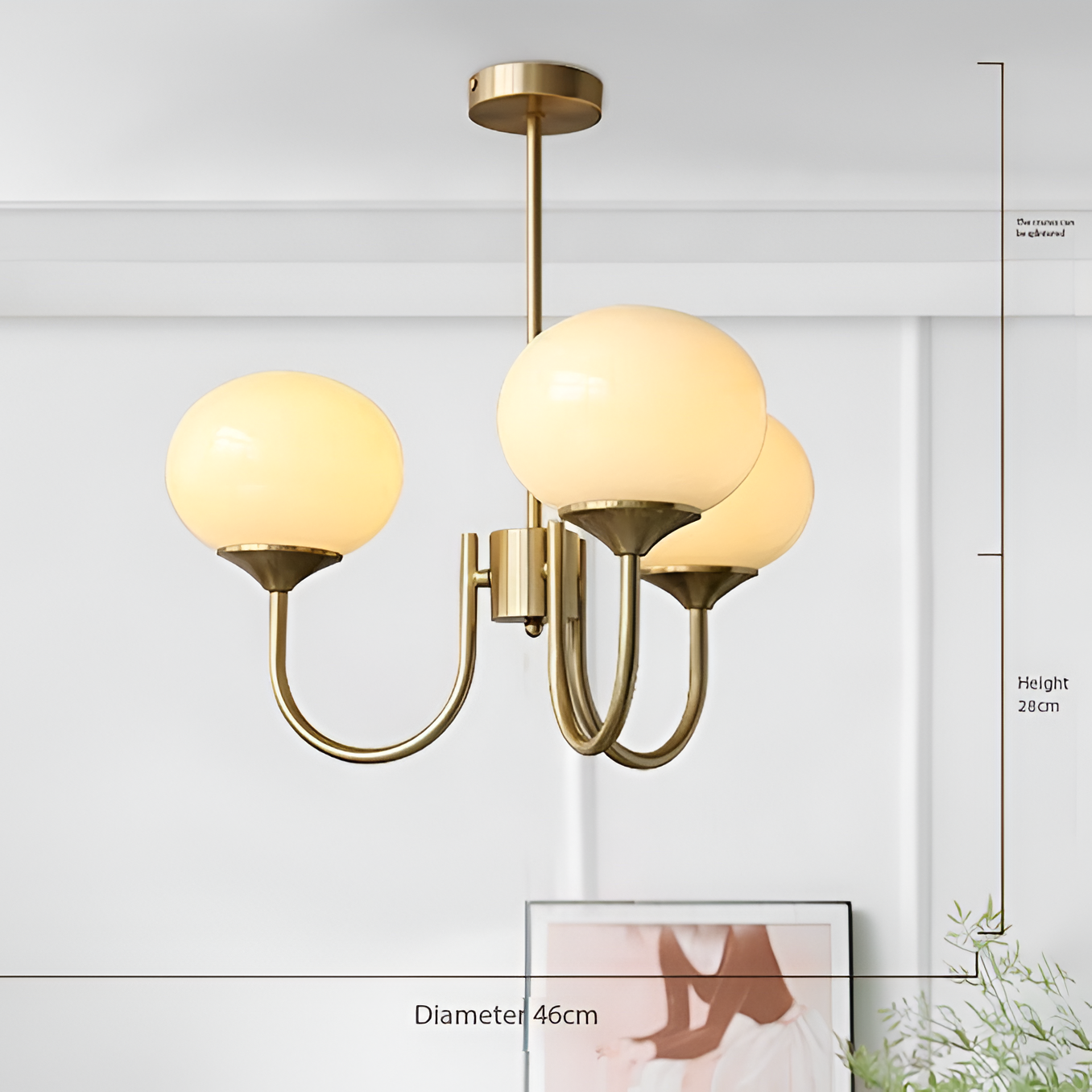 Marshmallow Modern Glass Chandelier T2000