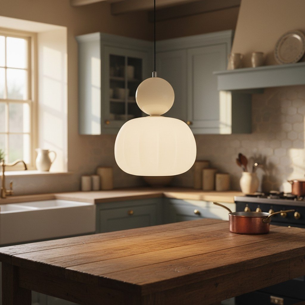 Ornavigo Modern Art Deco Pendant Light - Bauhaus Inspired Lighting for Kitchen Island T571