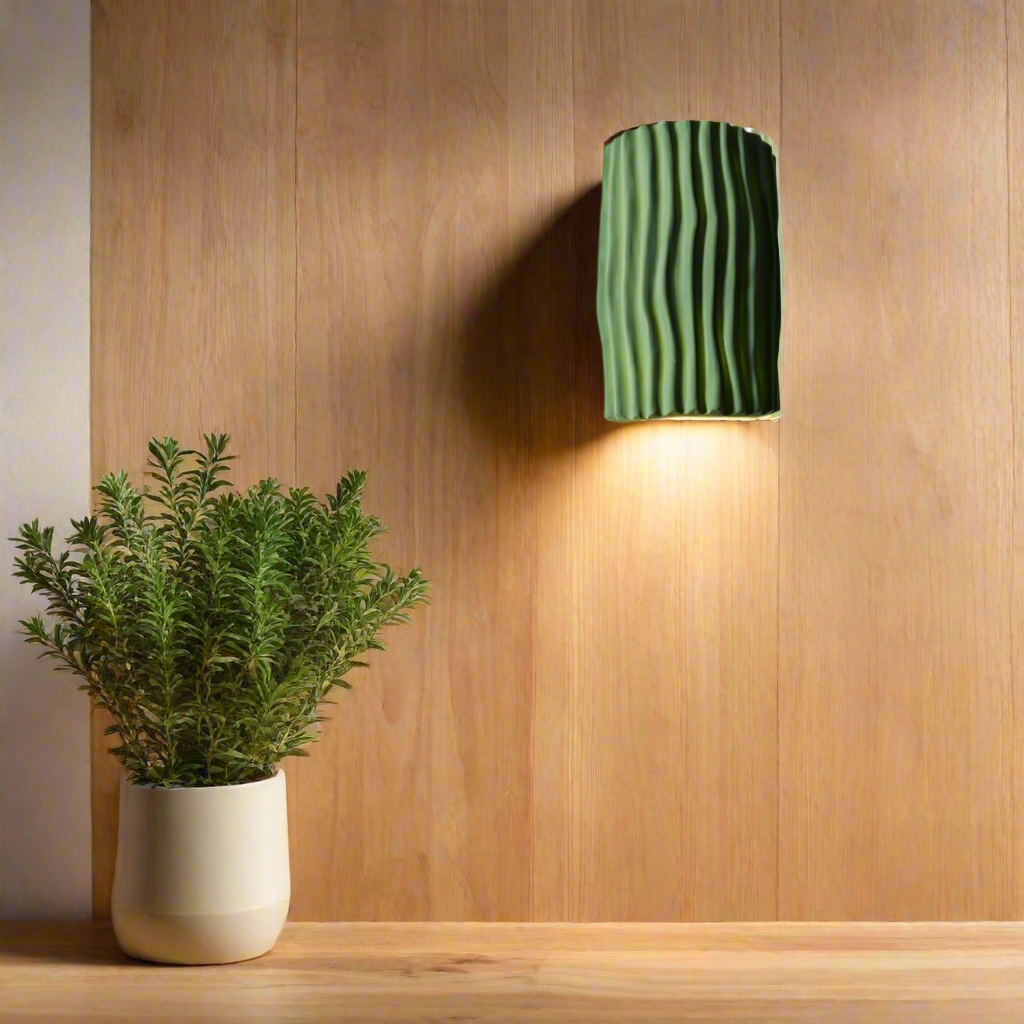 Clarity Curve Japandi Resin Wall Light T2101