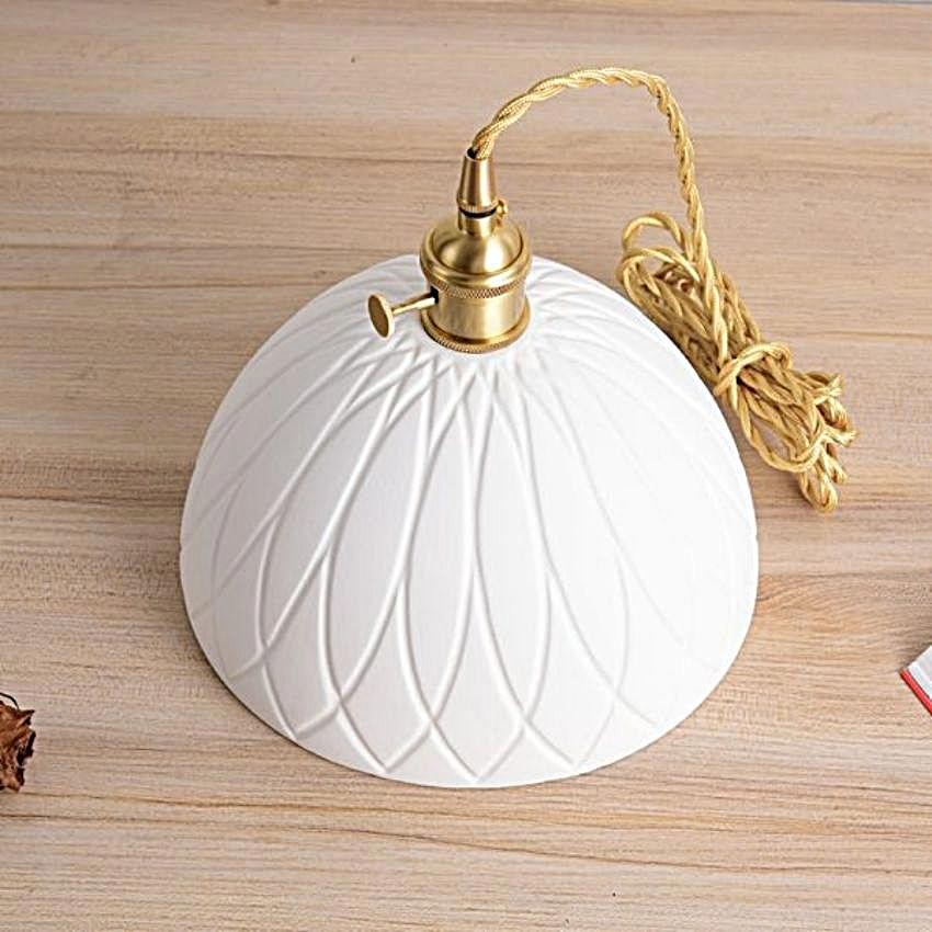 Ceramic Brass Pendant Series