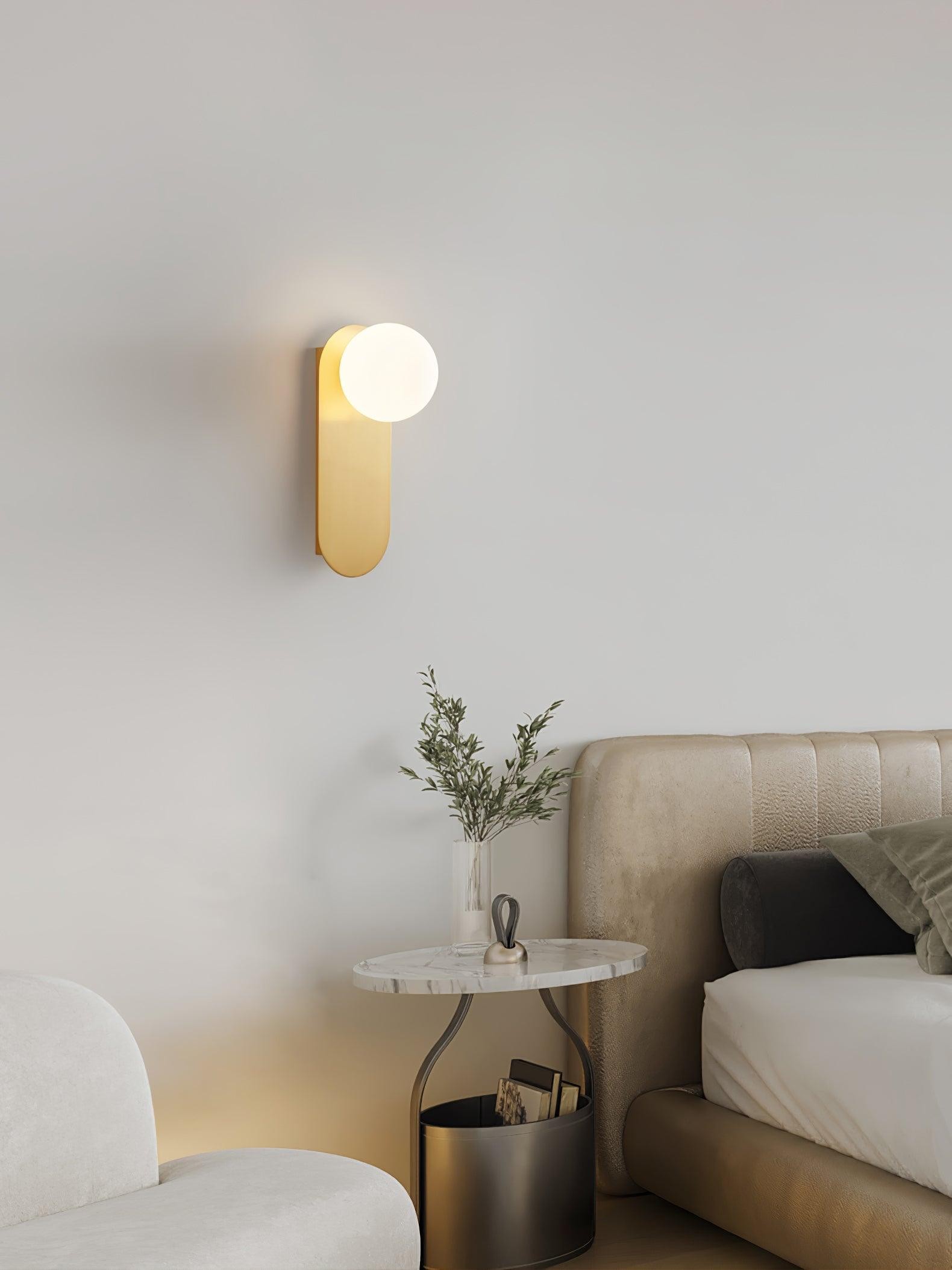 Modern Glass Base Sconce M280