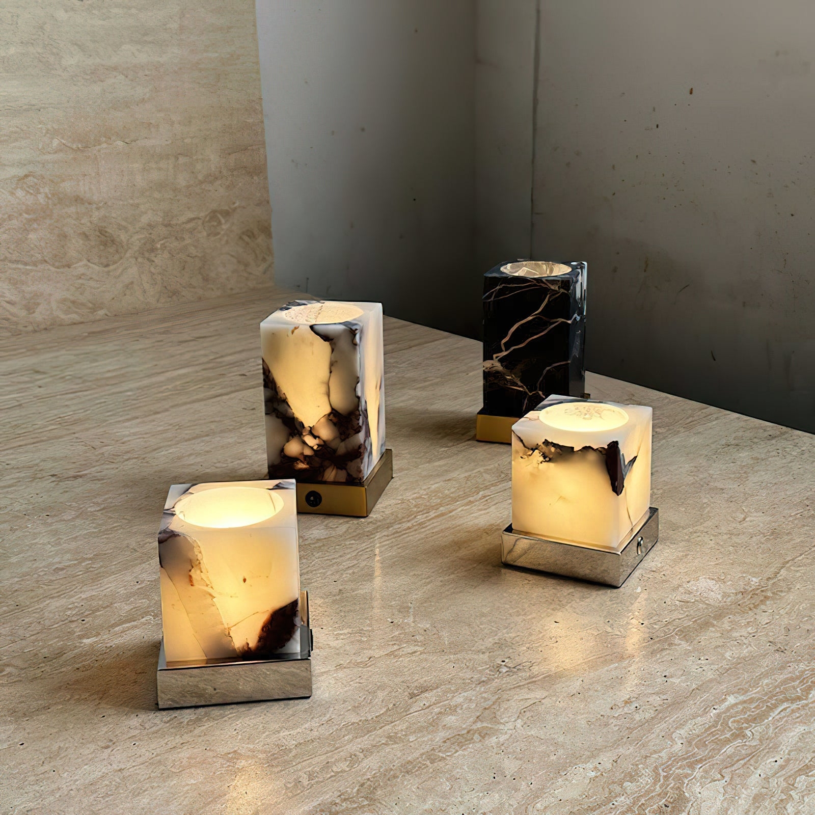 Cube Marble Table Lamp T1798