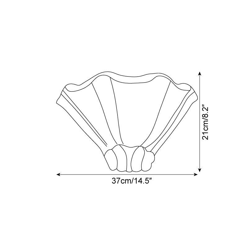 Roche Plaster Wall Lamp T1289