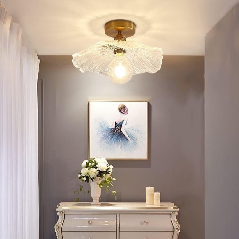 Tiffany Glass Ceiling Light for Living Room