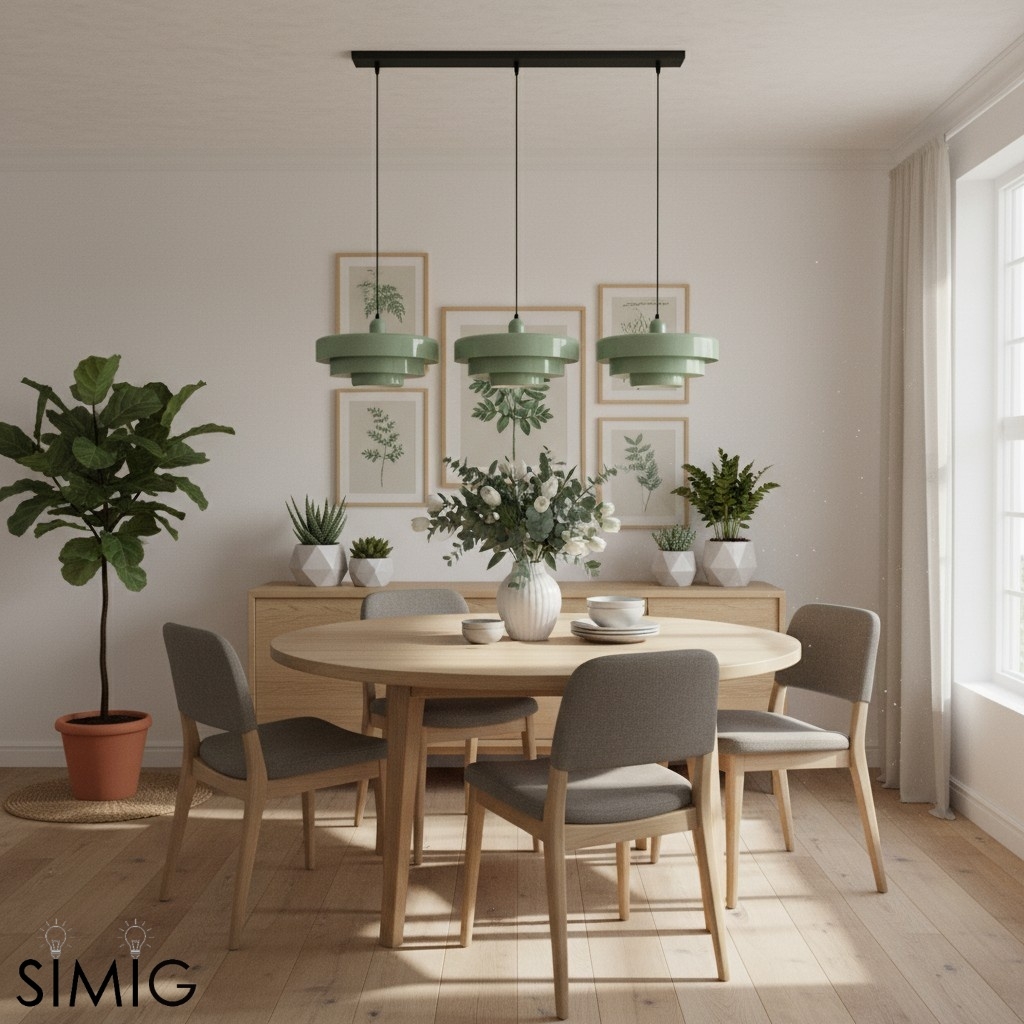 Triple Layer Disc Macaron Cake Pendant Lamp S103