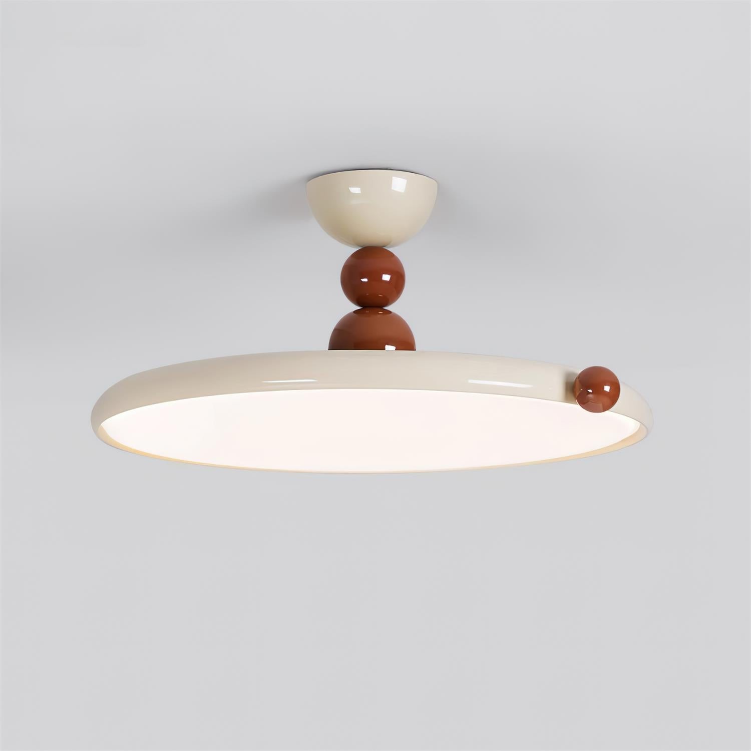French Style Retro Round Flying Disc Ceiling Lamp M133