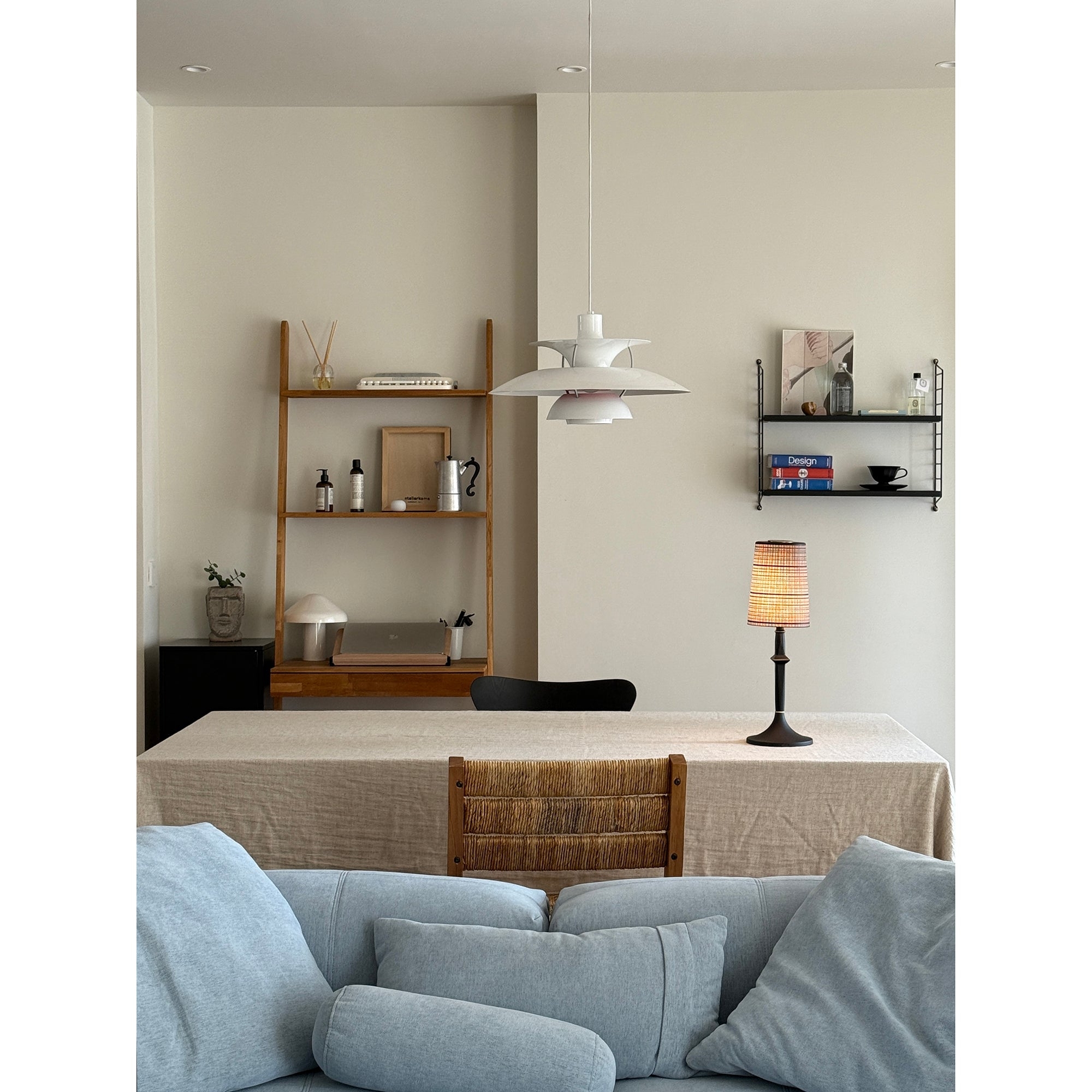 Devon Black Table Lamp (Built-in Battery) T1933