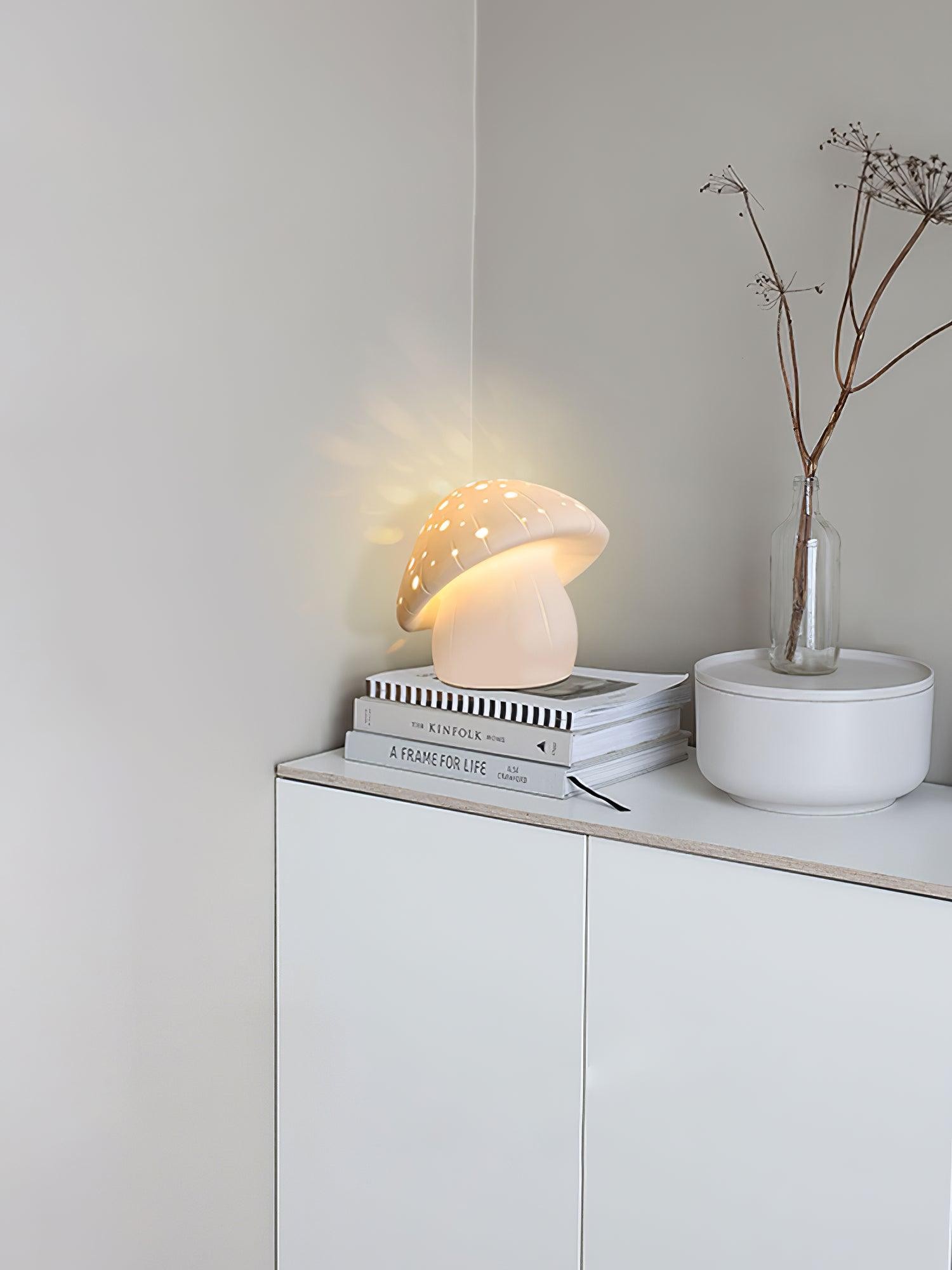 Cartoon Mushroom Skeletonized Table Lamp M363