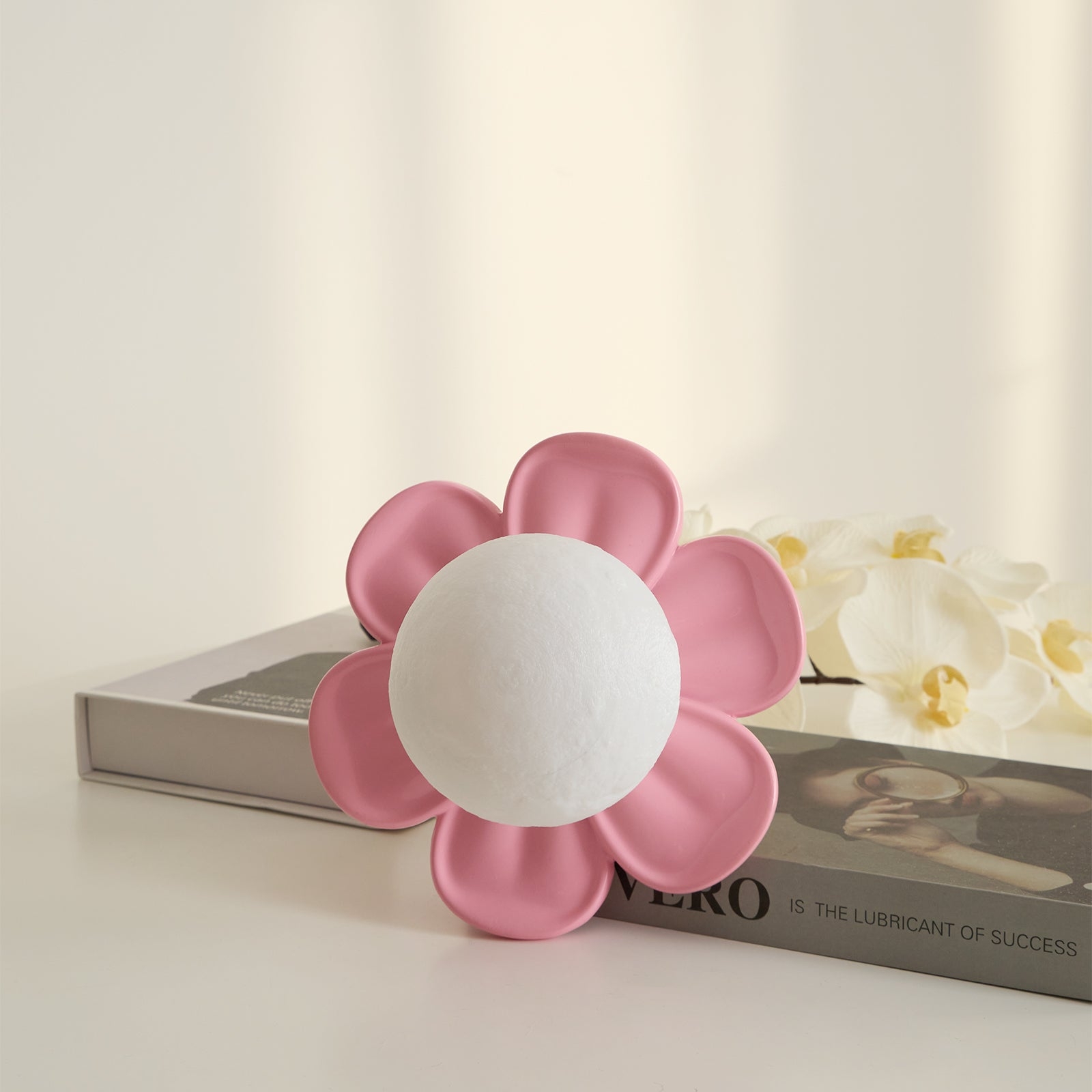 Cream Bloom Flower Ceiling Lamp T1632