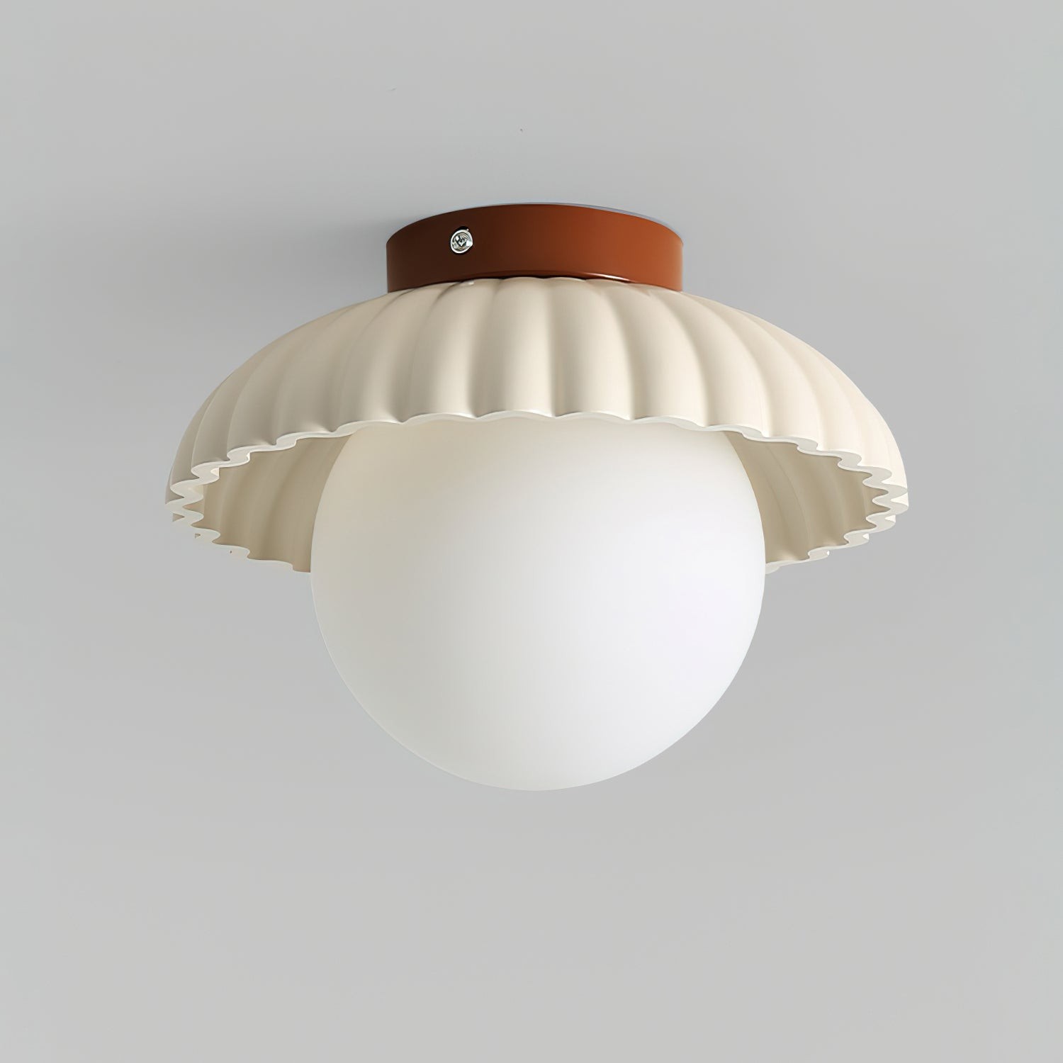 Alien Cream Glass Ceiling Light - Modern Nordic Ceiling Fixture M77
