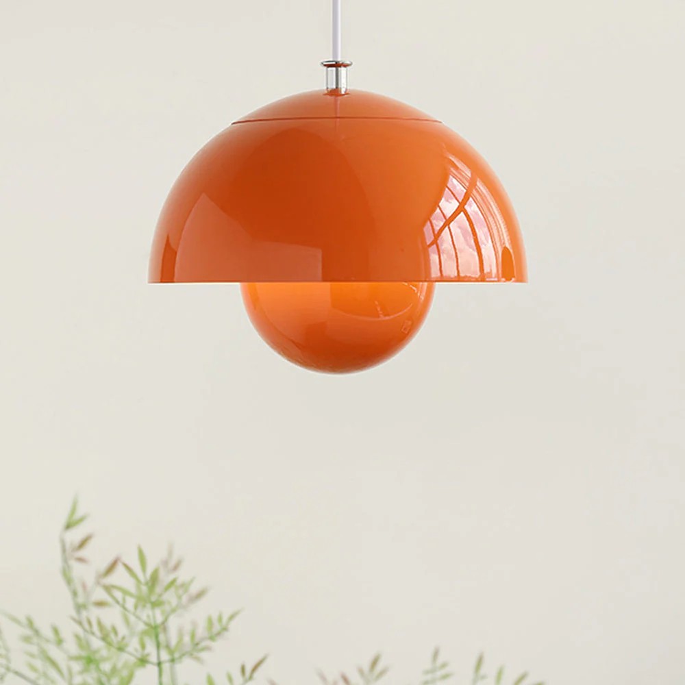 Scandinavian Metal Flower Pendant Light - Living Room Fixture S97