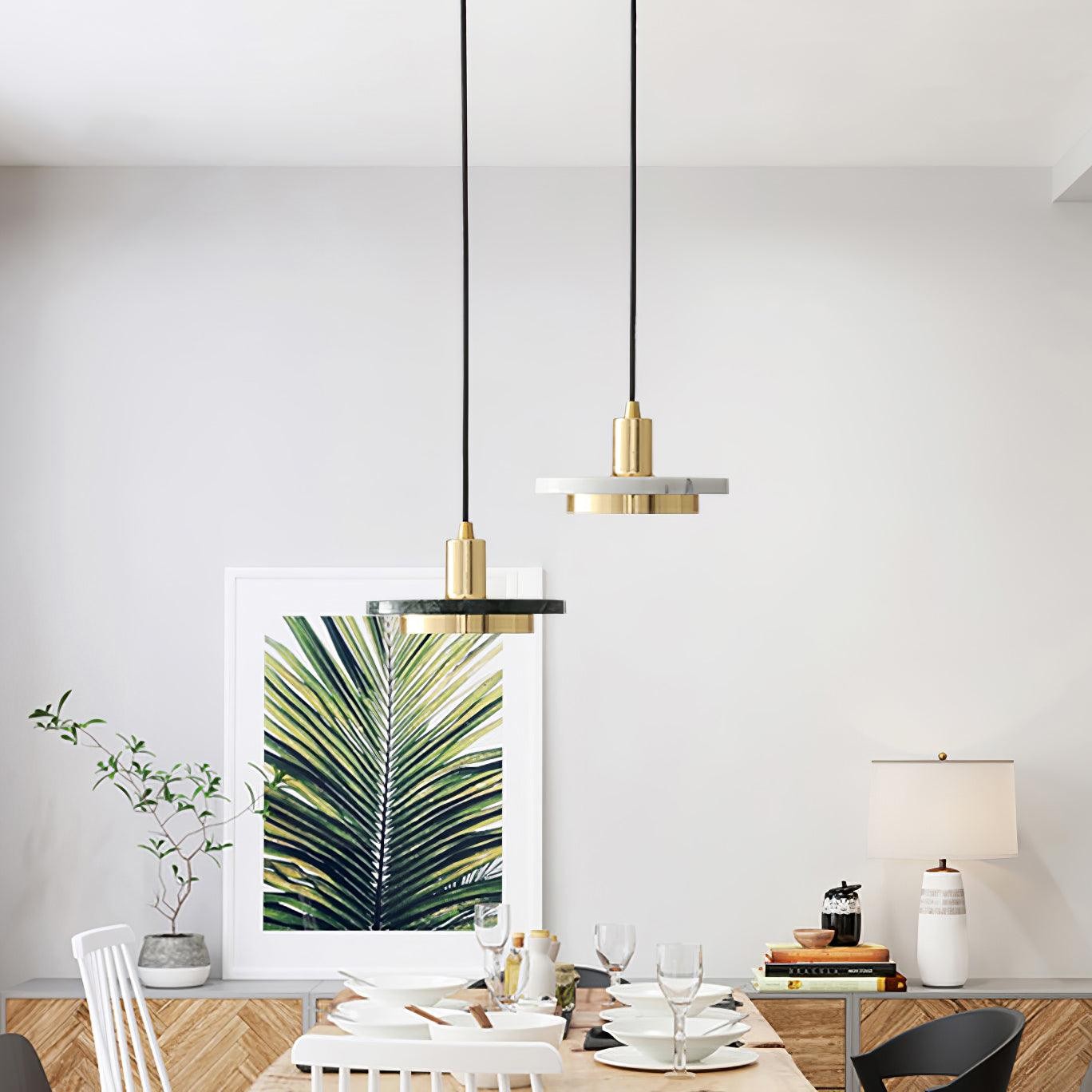 Double Circle Pendant Light M559