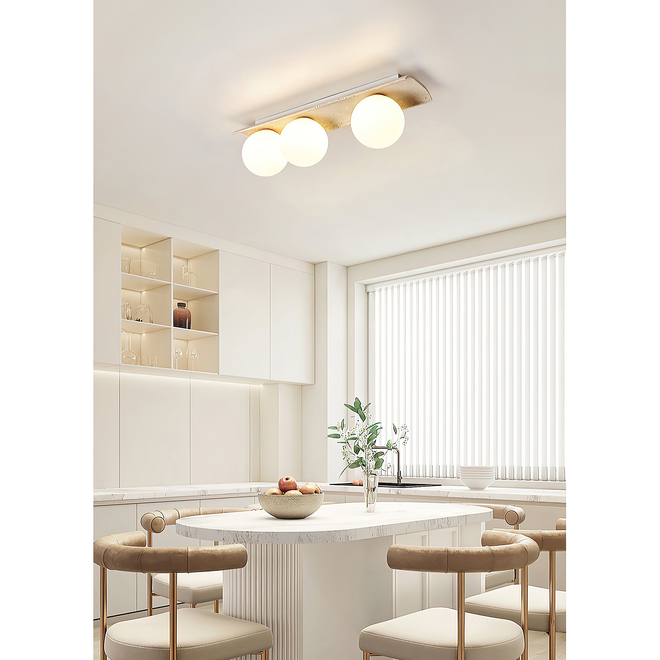 Bianca Globe Ceiling Lamp T1913
