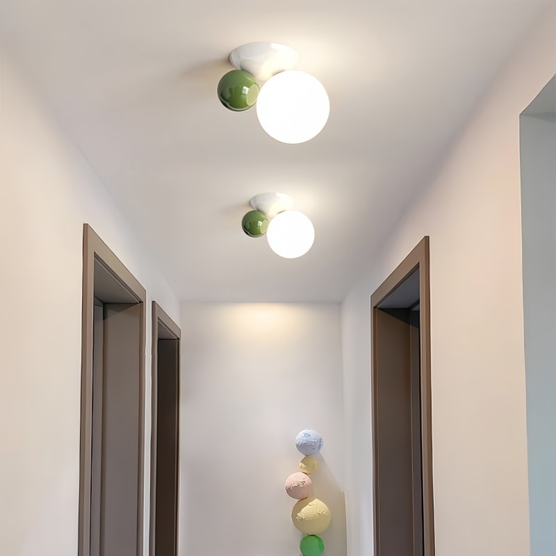 Macaron Globe Metal Wall Light Ceiling Light M124