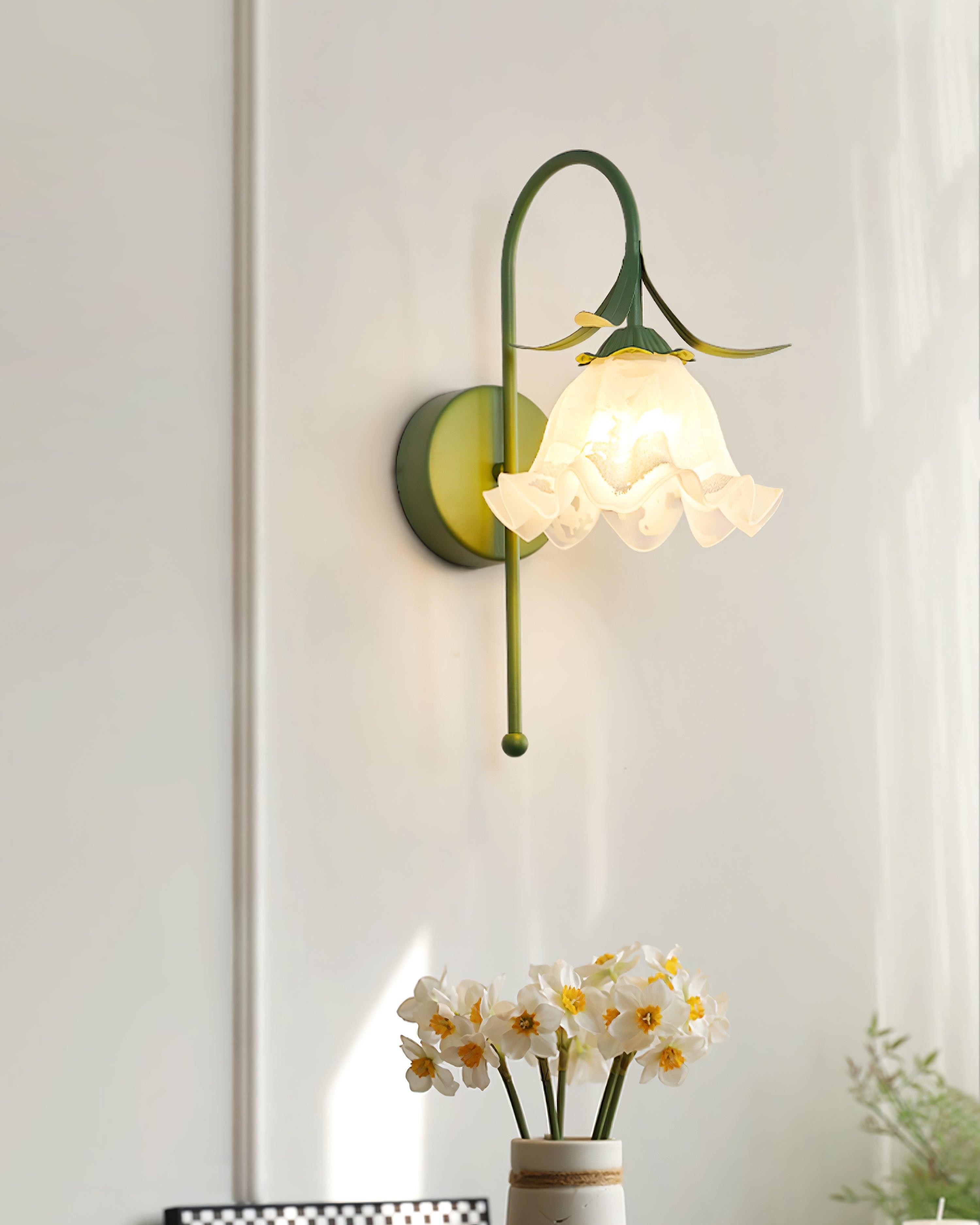 French Cream Style Flower Wall Lamp M47