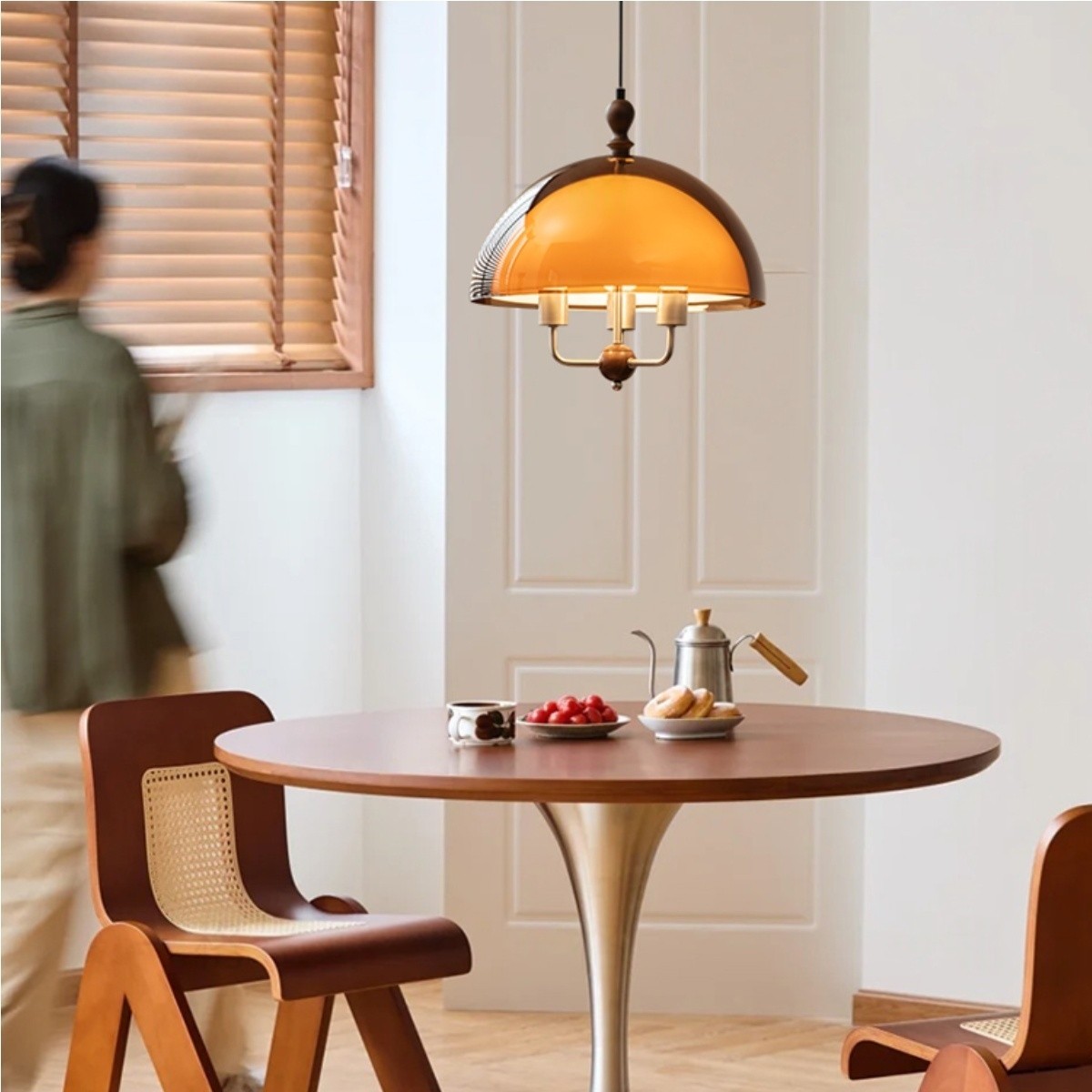 French Medieval Style Sunset Afterglow Acrylic Pendant Light S254
