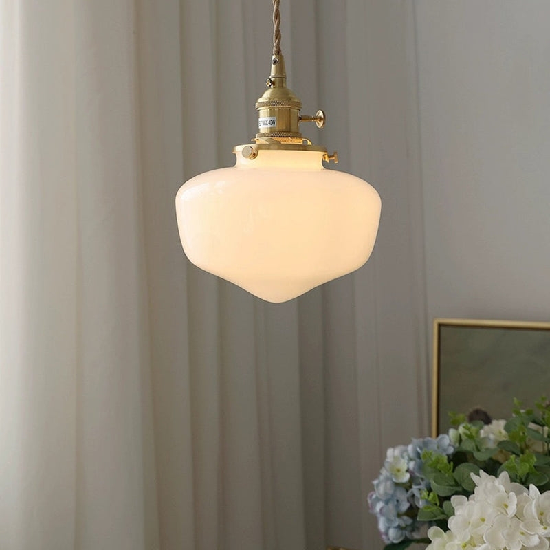Radiant Lantern Retro Glass Pendant Light T2178