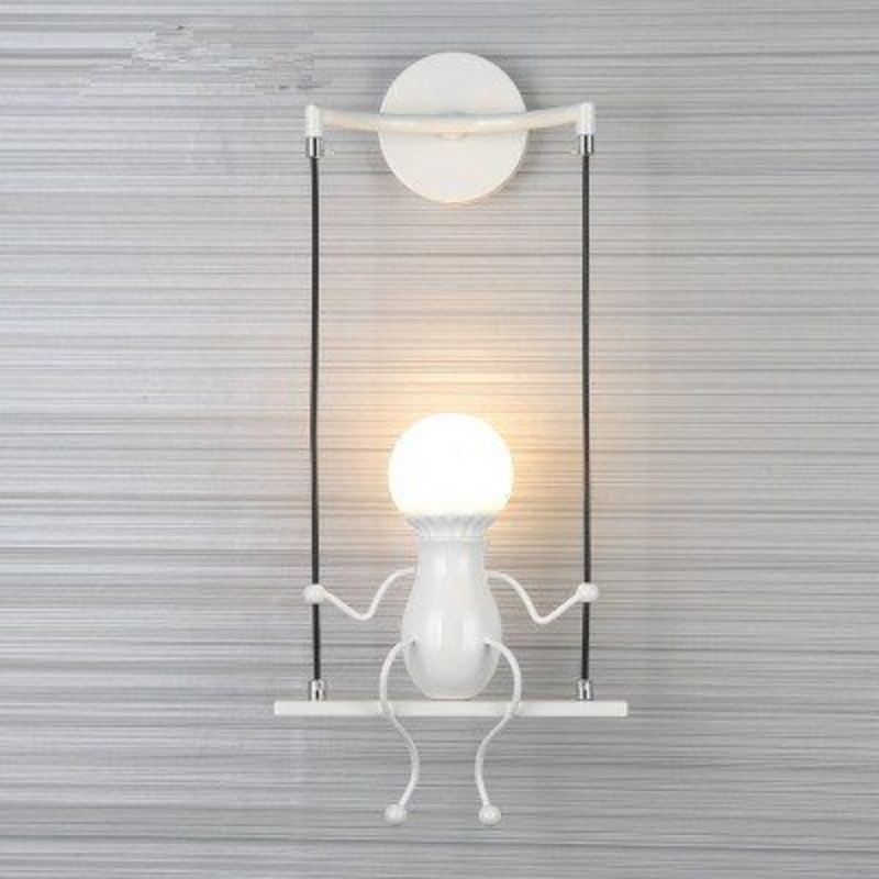 Cartoon Robot Wall Light