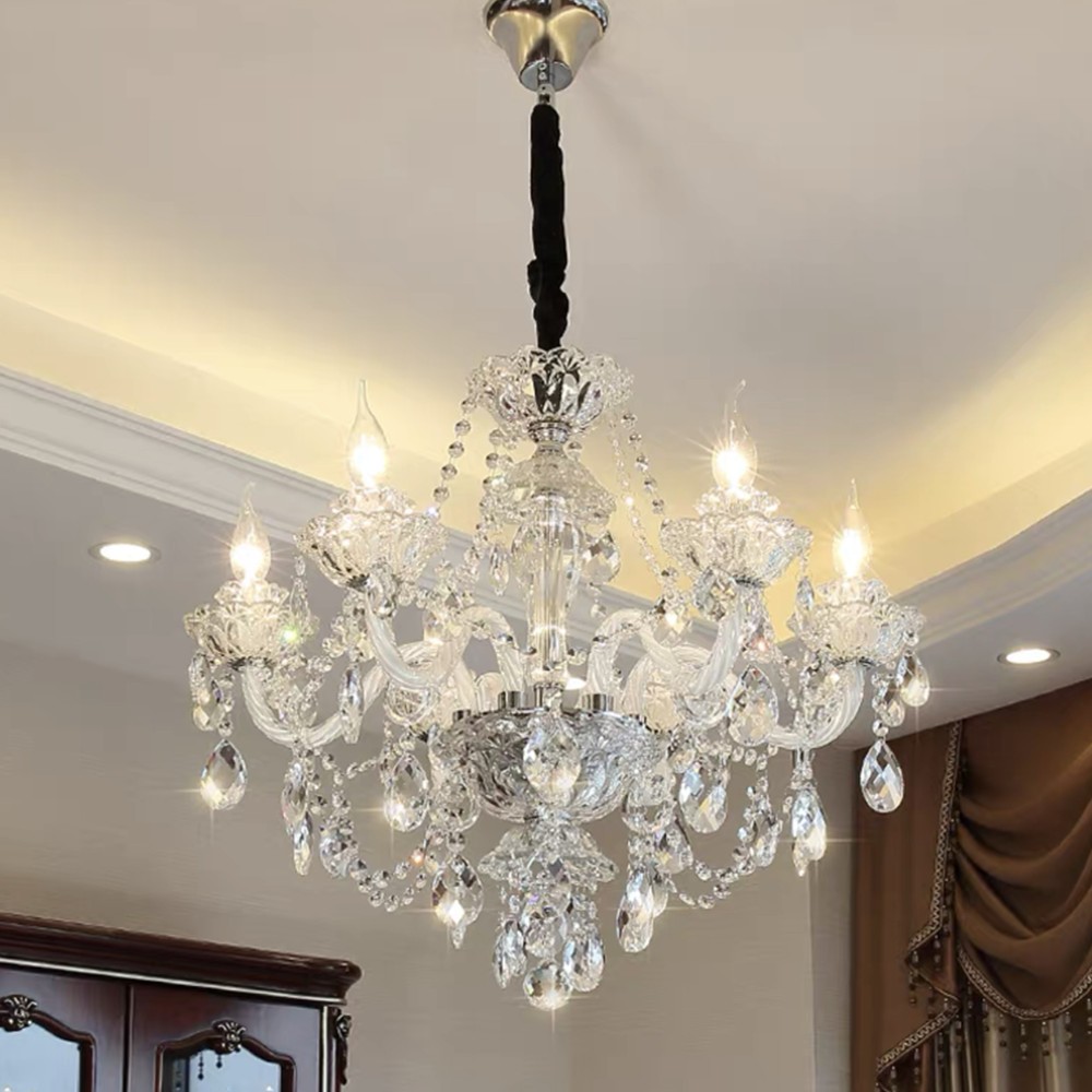 Candlestick Crystal Chandelier