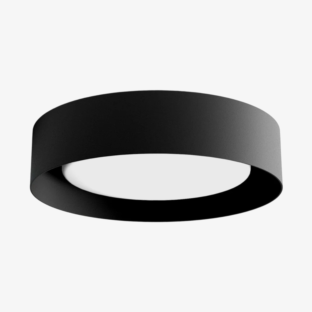 Velcora Contemporary Metal Flush Mount Ceiling Light - Elegant Drum Ceiling Fixture for Bedroom T1125