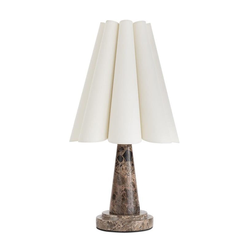 Shadon Marble Pleated Table Lamp T1904