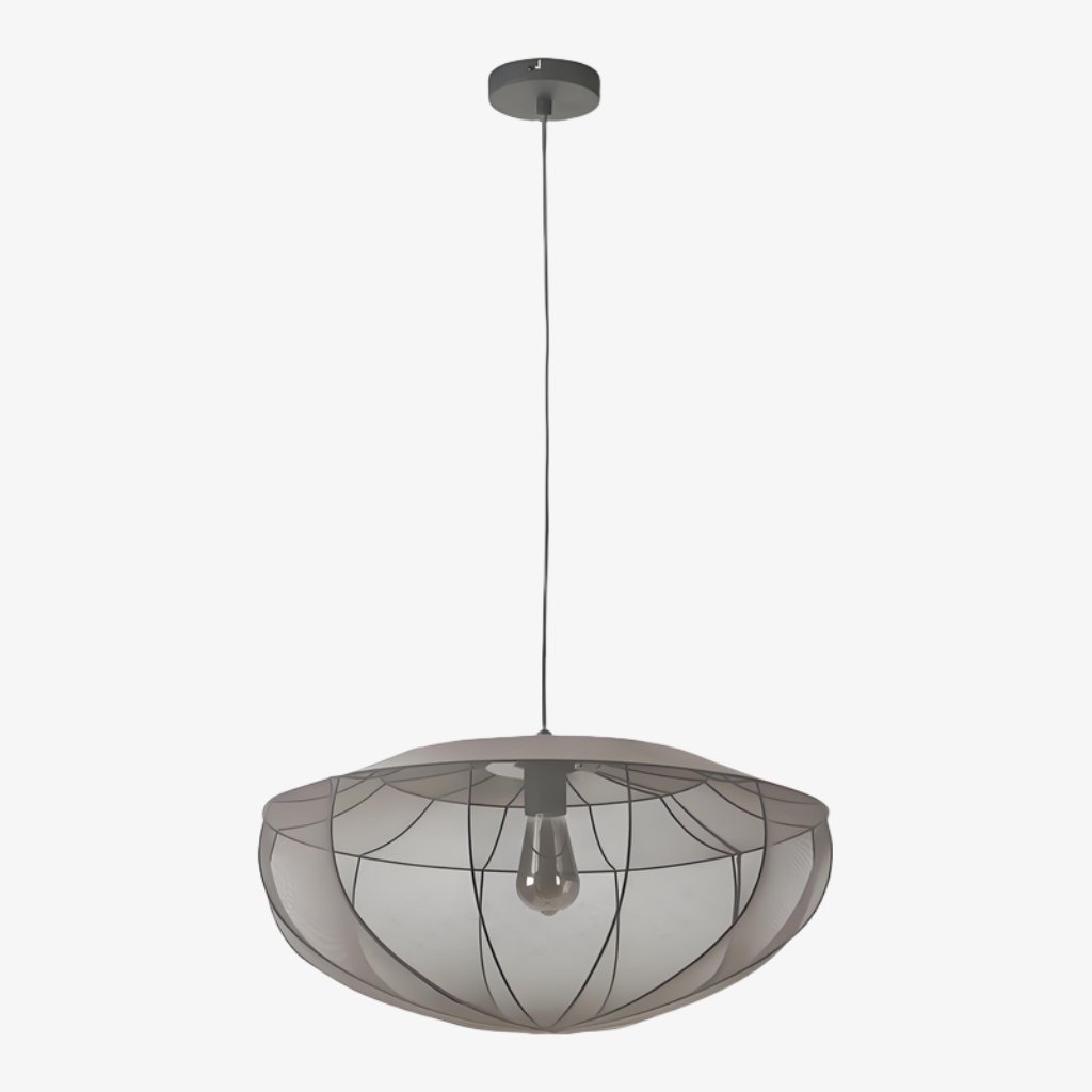 Lumifil Modern Mesh Pendant Light - Hanging Fabric Lghts are Suitable for Dining Rooms or Kitchen Islands T794