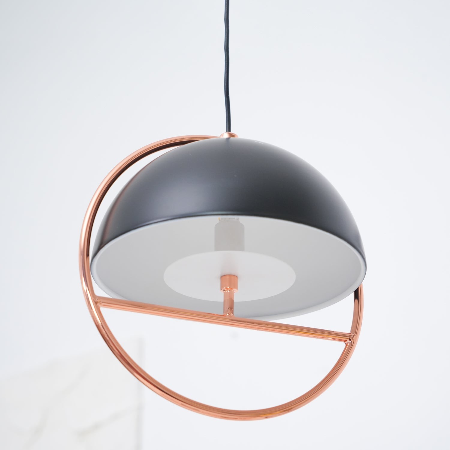 Nordic Hemispherical Ring Metal Pendant Lamp M448