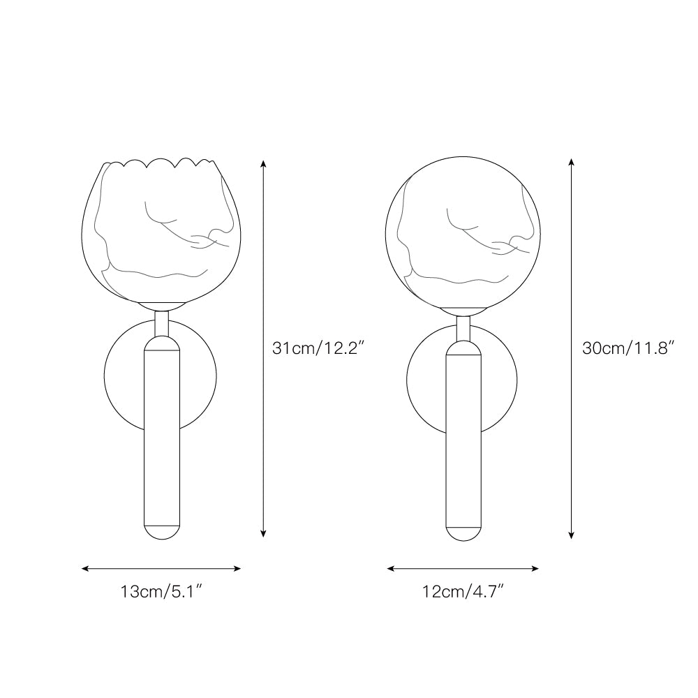 Mian Alabaster Wall Lamp T1663
