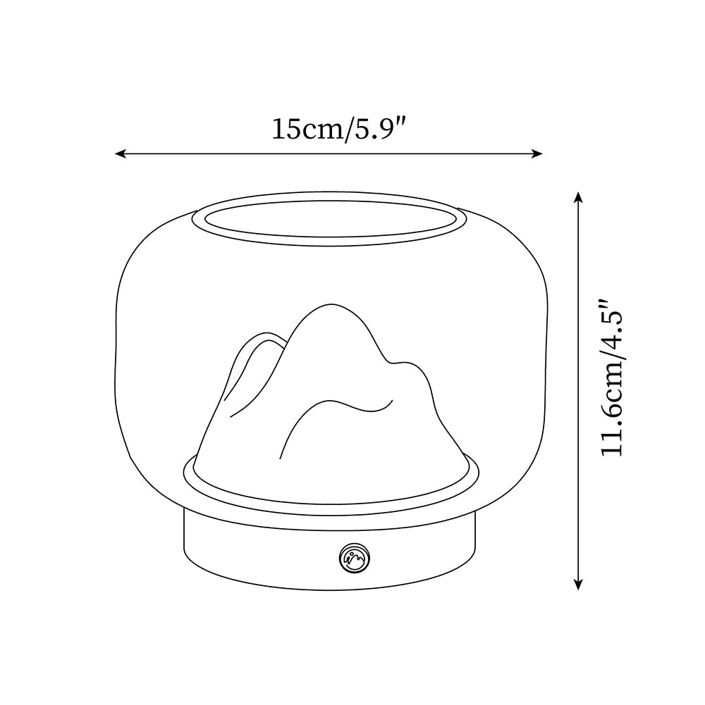 Warm Mountain Table Lamp M199