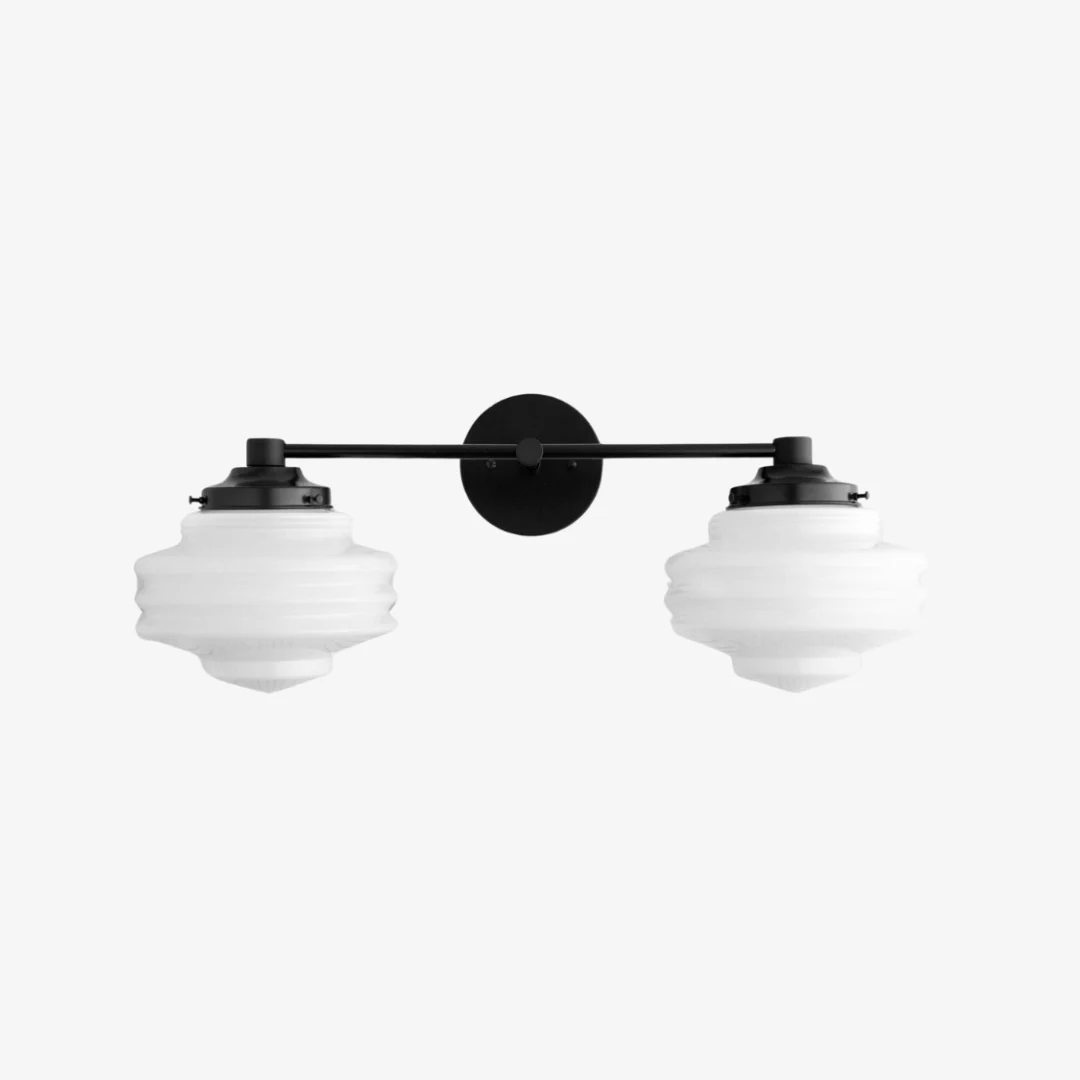 Geotower Glass Modern Wall Sconce - Glass Globe Light - Elegant Home Fixture T339