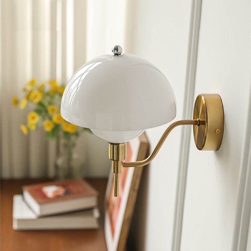 Cream Mushroom Aisle Wall Lamp S157