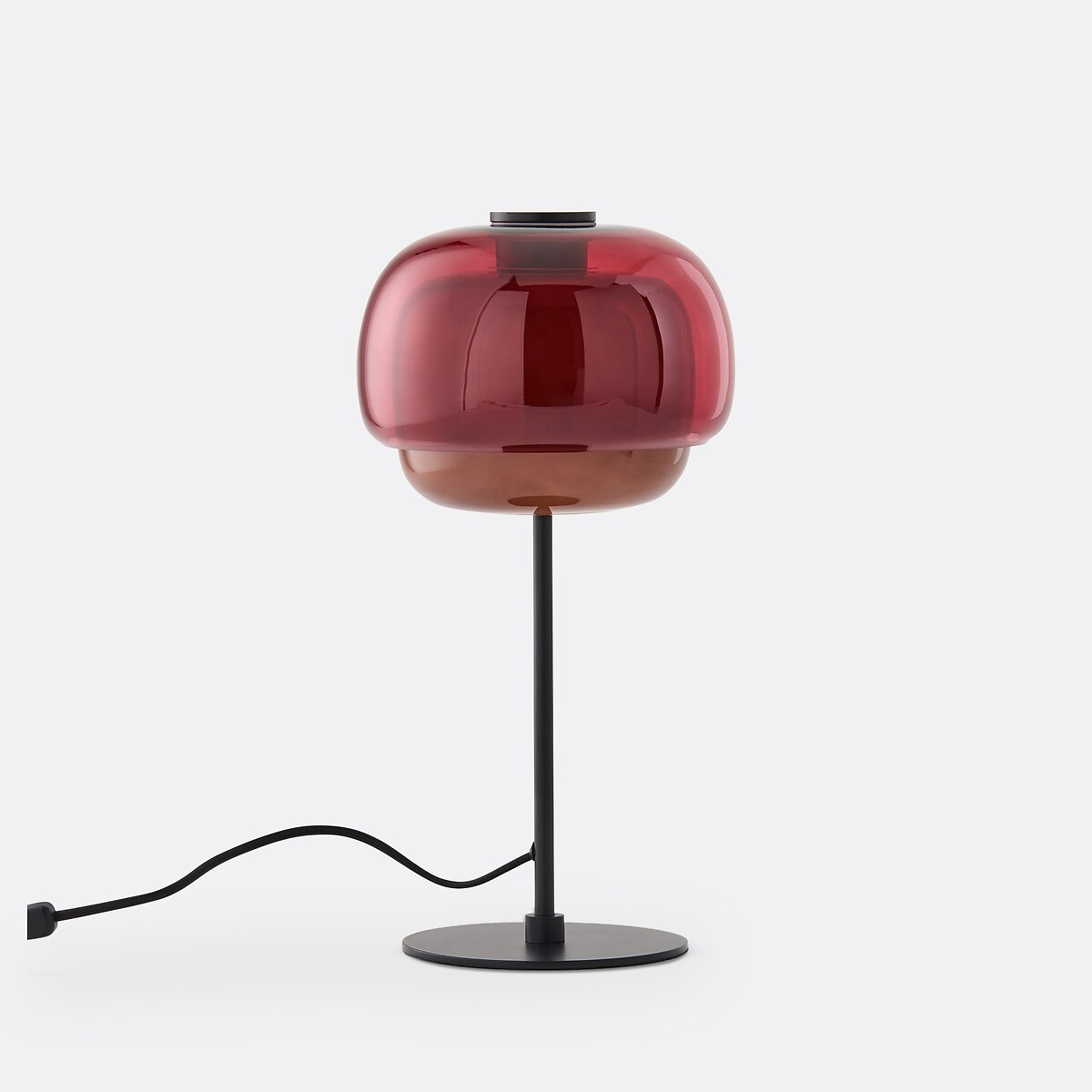 Clinco Stacked Glass Table Lamp ‑ Refined Minimalist Light for Bedroom S249