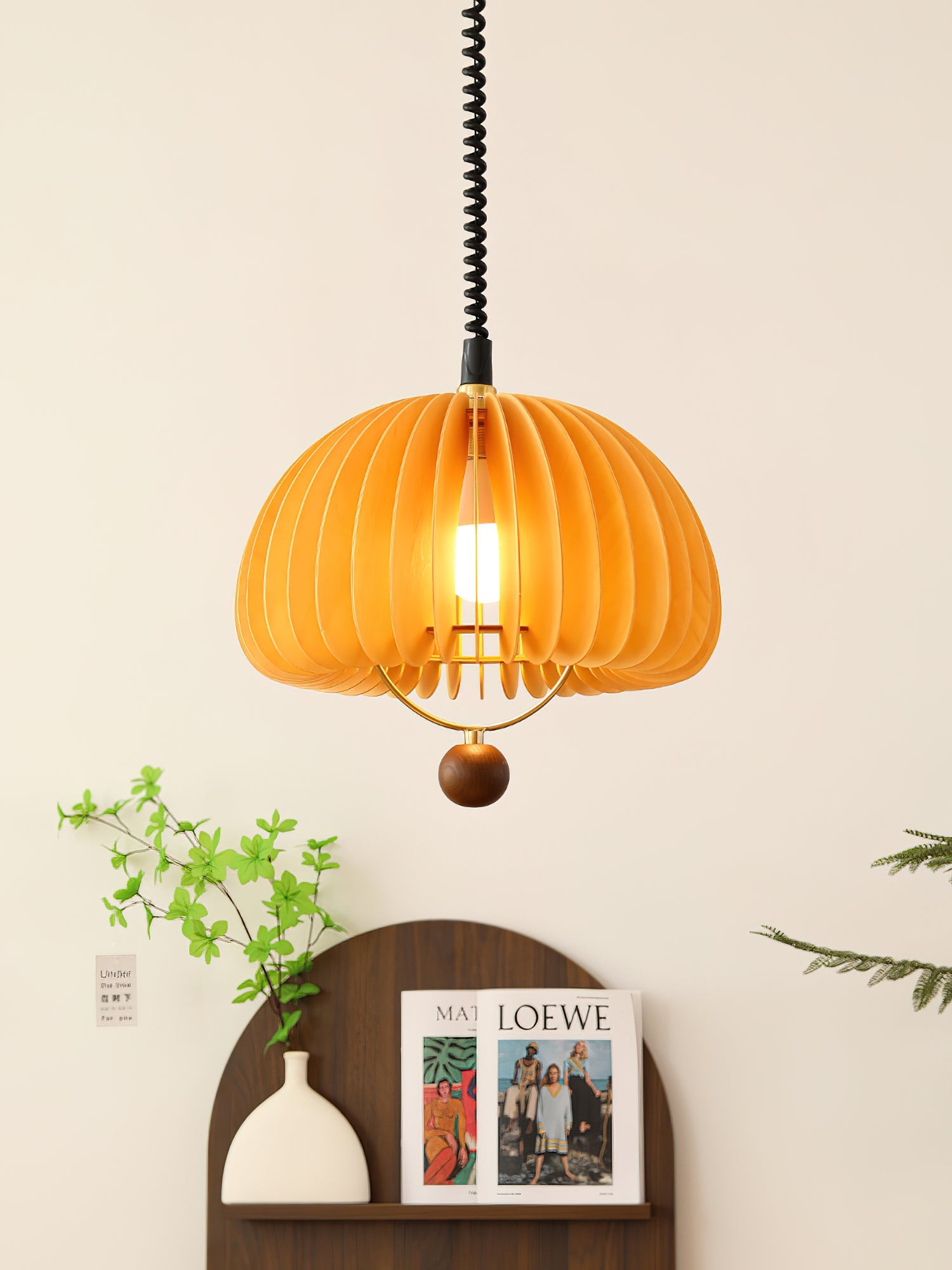 Pumpkin Adjustable Pendant Light M514