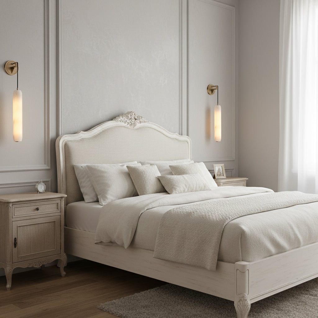 Alabaster Flute Wall Lamp T1661