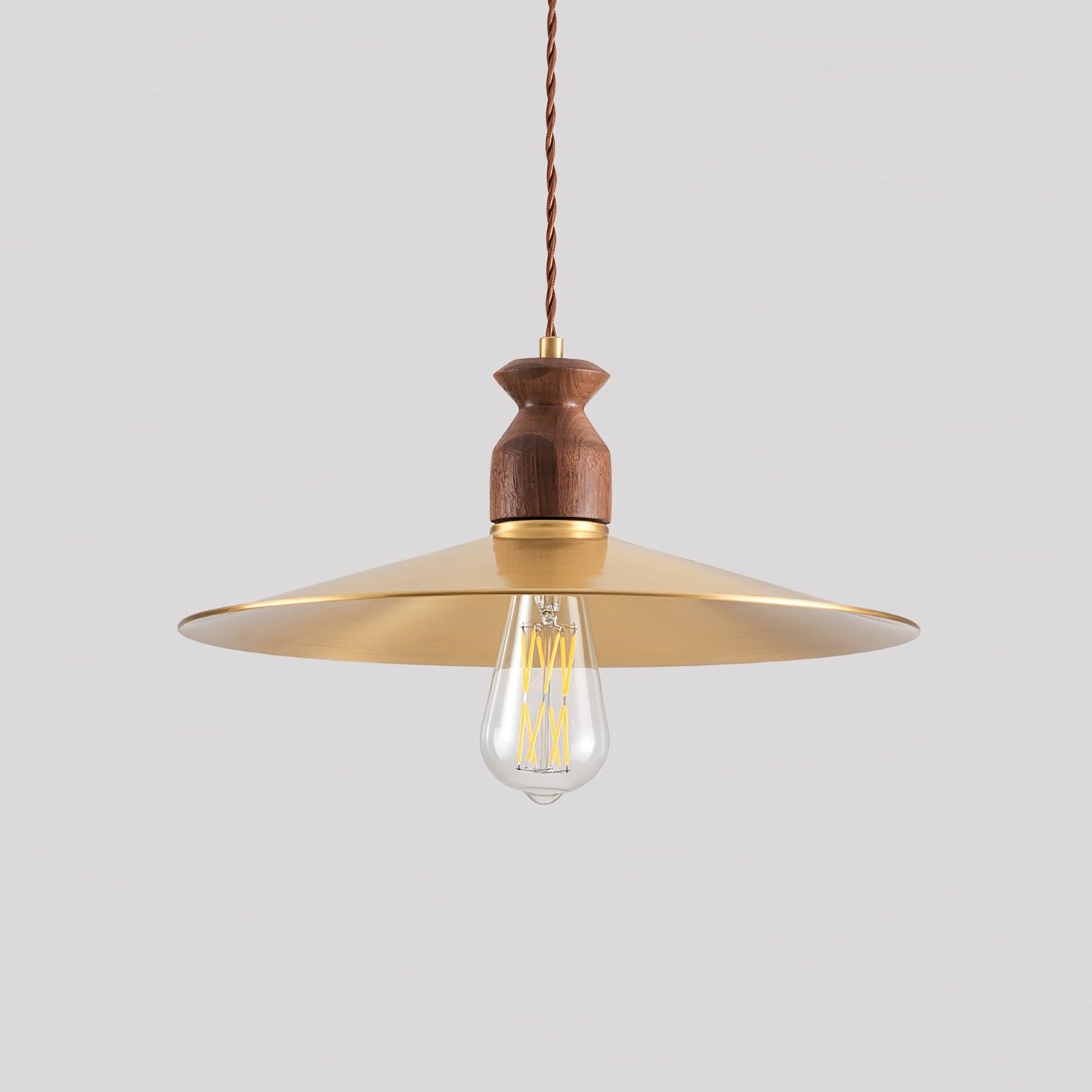 Brass Crest Pendant Light T1581
