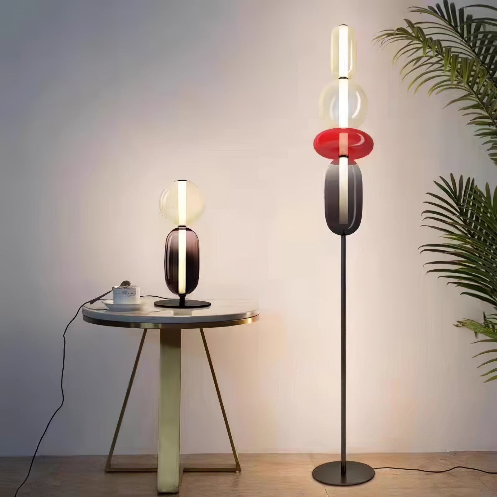 Nordic Creative Minimalist Luxury Glass Floor Light For Living Room M383
