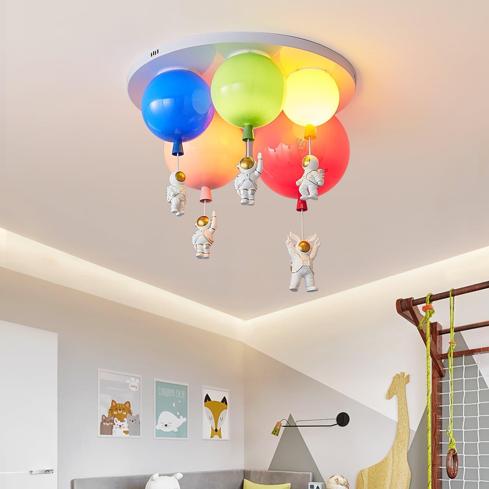 Astronaut Glossy Balloon Ceiling Lamp M390