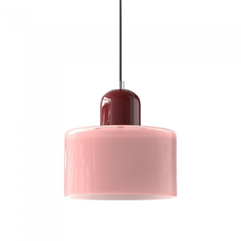 Nordic Morandi Cylinder Glass Pendant Light S66