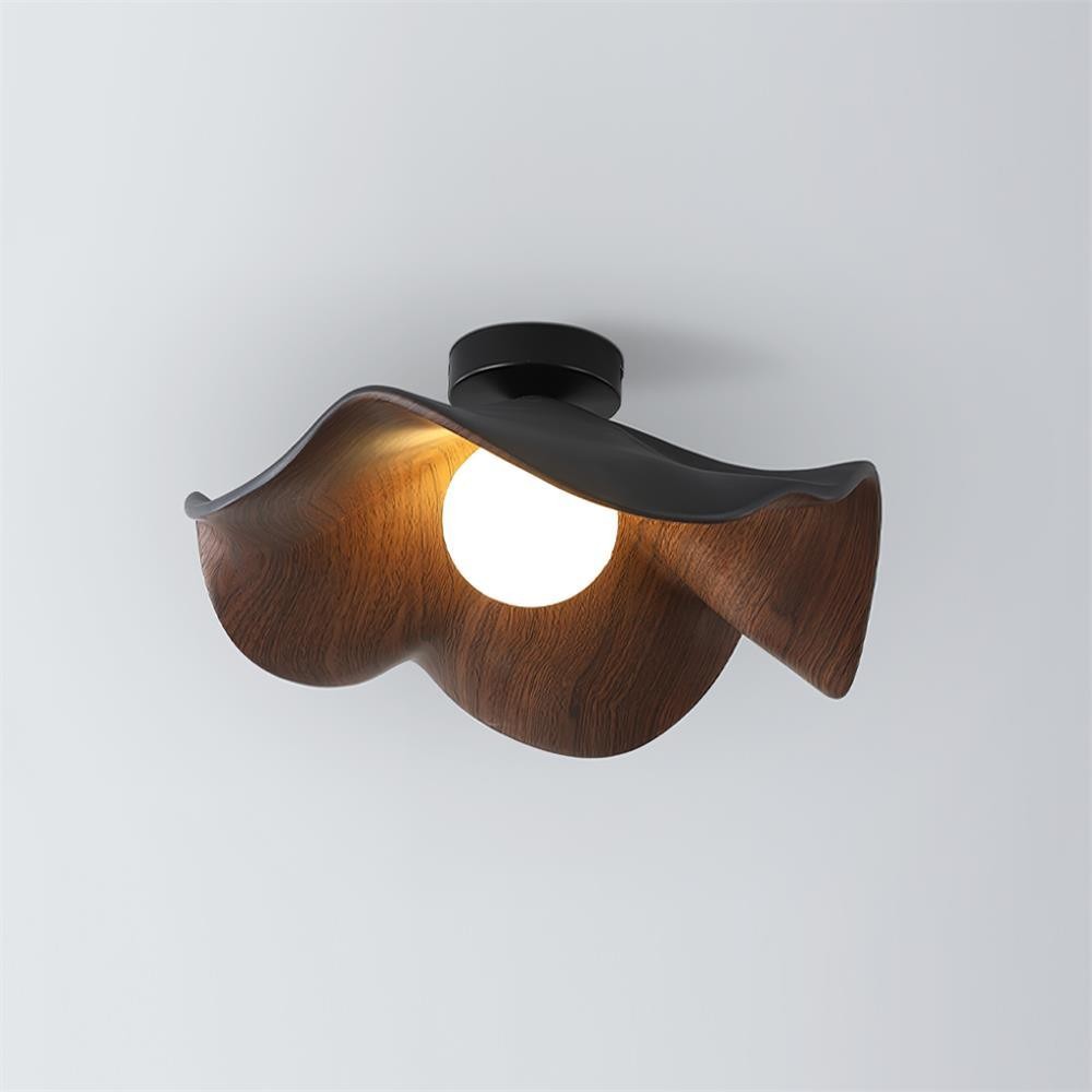 New Modern Simple Walnut Grain Ceiling Light M71