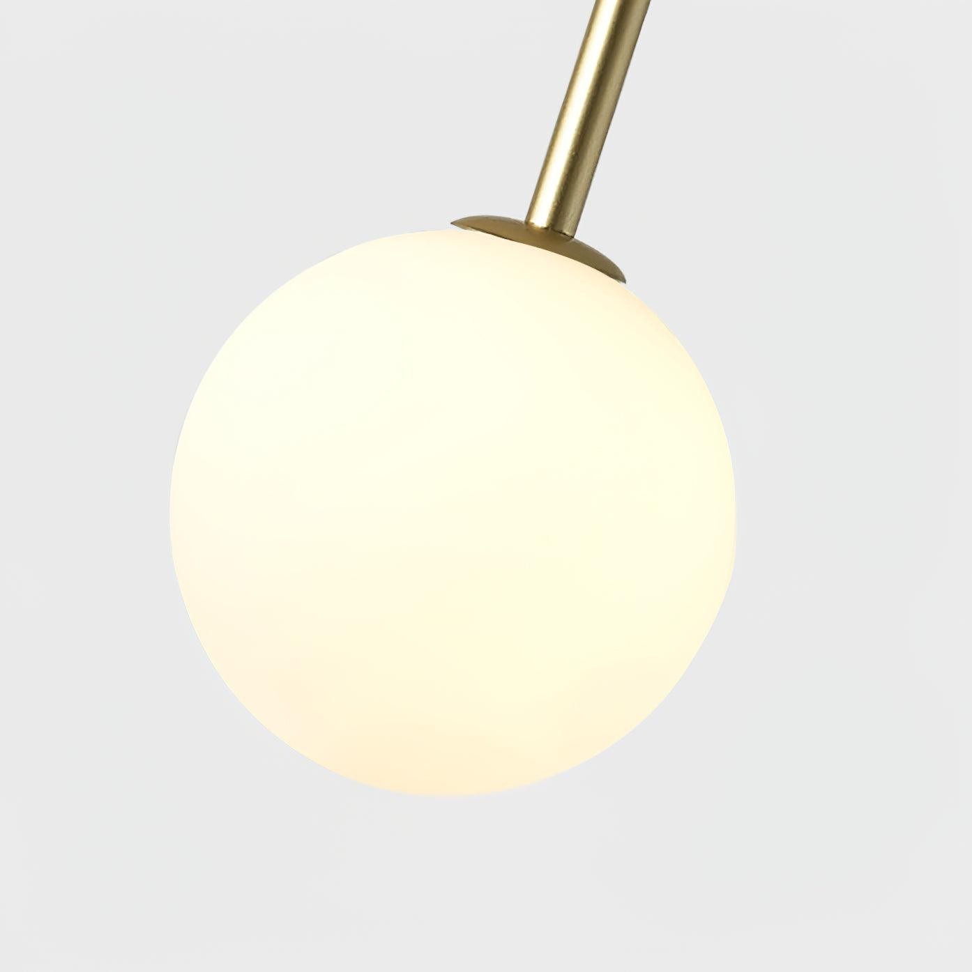 Creative Double Heads Glass Pendant Lamp M389
