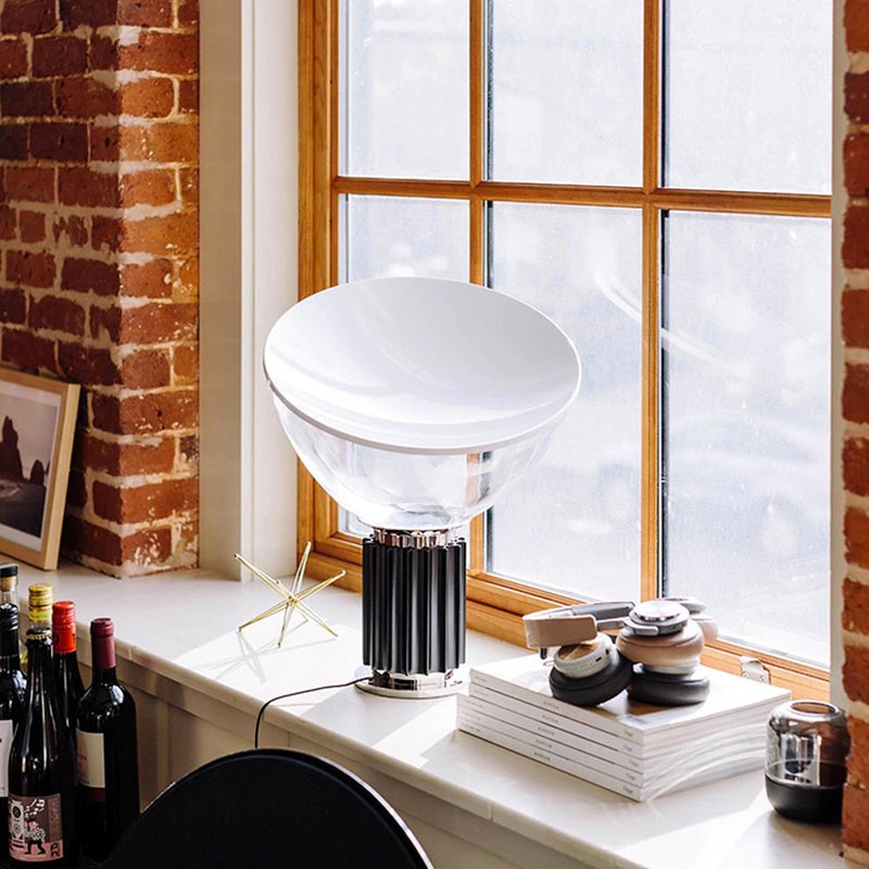 Bowlum Table Lamp - Designer Glass Table Lamp for Bedroom
