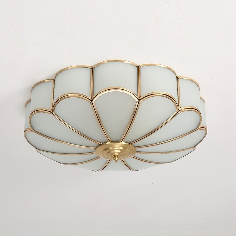 Flower Shape Glass Recessed Ceiling Light S166