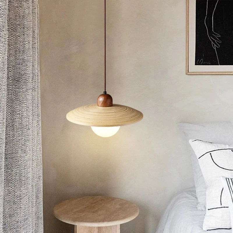 Nordic Bamboo & Wooden Pendant Light T2145