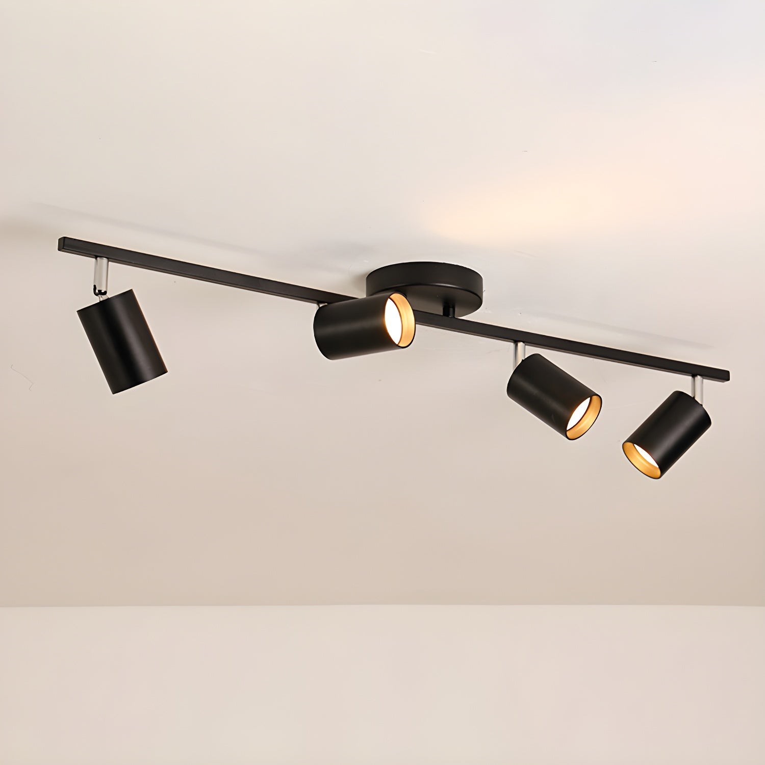 Row Of Multi-Head Metal Ceiling Lights M555