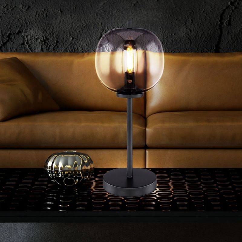 Multiple Style Glass Blacky Table Lamp